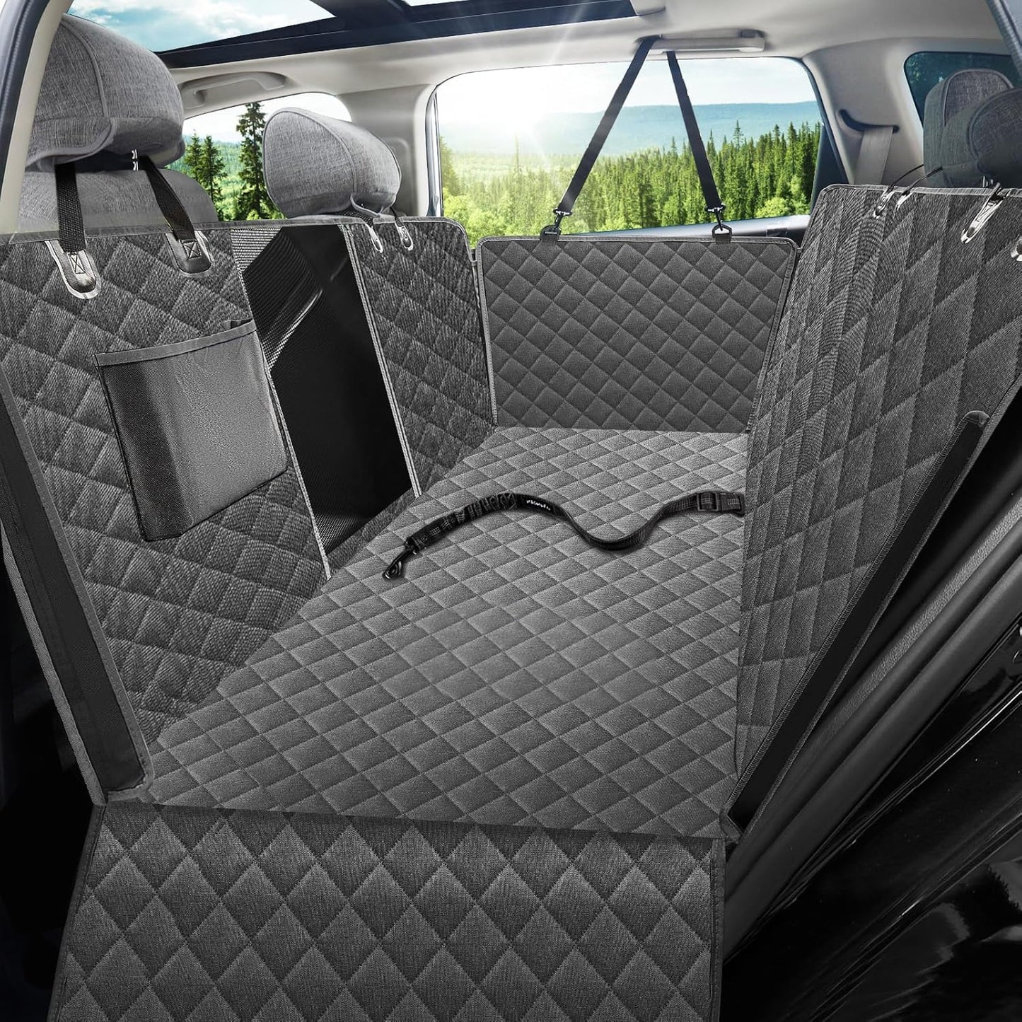 Nzonpet Dog Back Seat Covers for Trucks - Waterproof & Durable