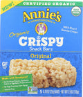Annie's Homegrown Organic Original Crispy Bars Pack Of 8 - Gelatin