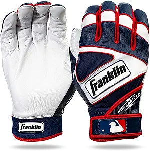 Franklin Sports MLB Batting Gloves - Powerstrap for Comfort