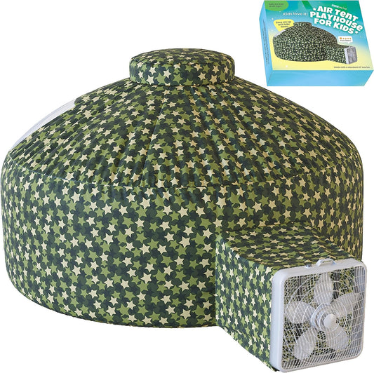Inflatable Camo Playhouse - Instant Setup & Storage!