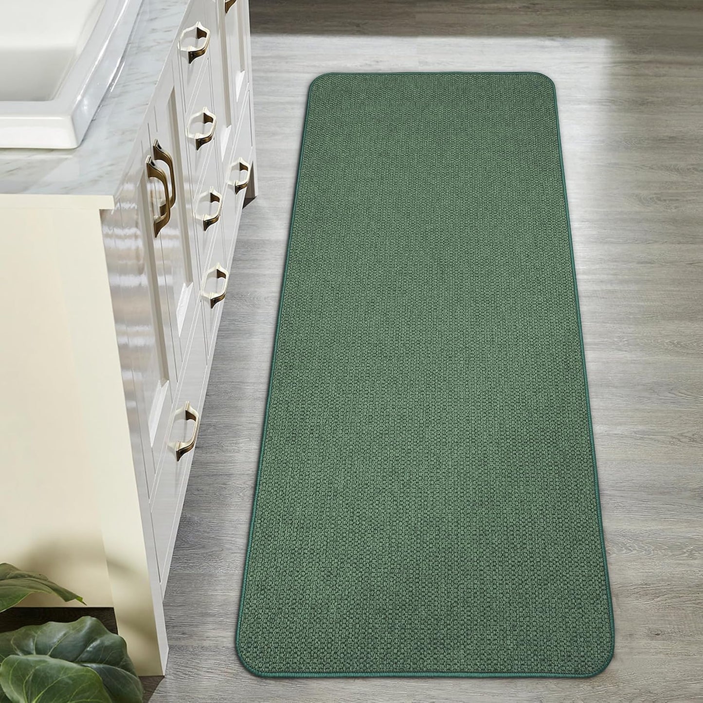 Ultra Thin Bath Mat for Bathroom, Quick Dry Non-Slip Rug