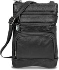 Genuine Leather Cross Body Handbag - Soft Durable Crossbody Bag
