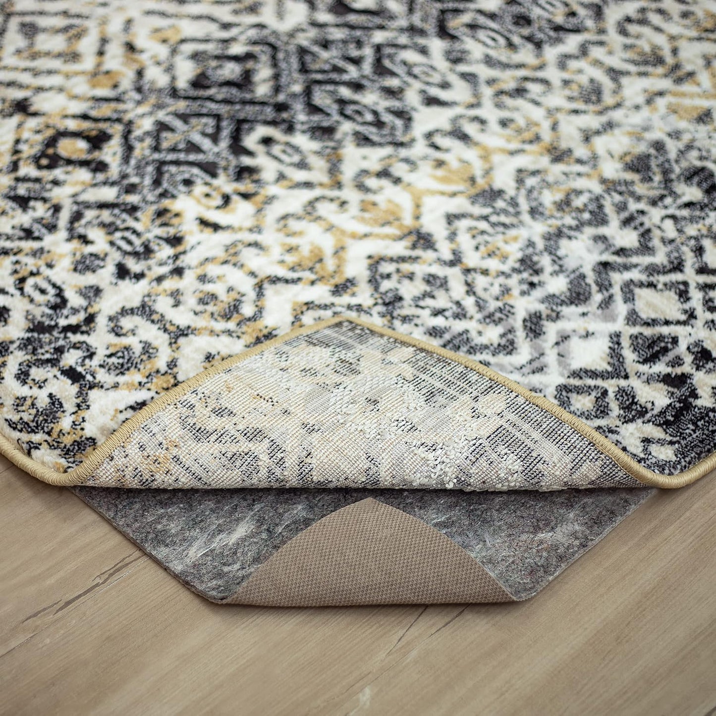 Non Slip Rug Pad Gripper 7ft 8in x 10ft 4in for All Floors