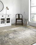 Teagan TEA-06 Sand/Mist 7 ft-11 in x 10 ft-6 in Area Rug - Soft