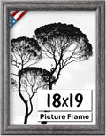 Barnwood Gray 18x19 Picture Frame.75 in Wide - Rustic Solid Wood
