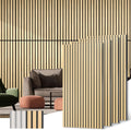 Acoustic Wood Wall Panels 4-Pack 45.3 x 23.6 in - Natural Oak