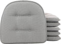 Klear Vu Omega Non-Slip Chair Cushions 6 Pack - U-Shaped Skid-Proof