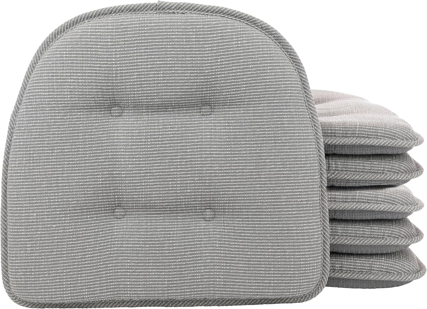 Klear Vu Omega Non-Slip Chair Cushions for Dining and Office