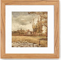 16x16 Picture Frame Square Wood Frame 16 in x16 in - Natural Look