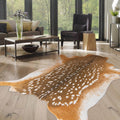 Faux Deer Hide Rug for Living Room Bedroom Rustic Decor