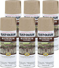 Rust-Oleum Stops Rust Textured Spray Paint 6-Pack - Durable Desert