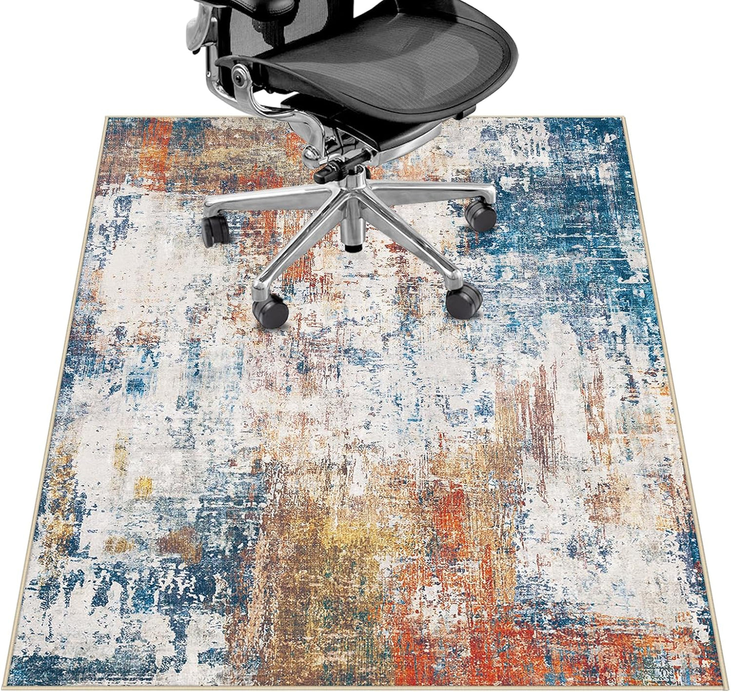 Premium Anti-Slip Desk Chair Mat - Hardwood & Tile Floor Protector