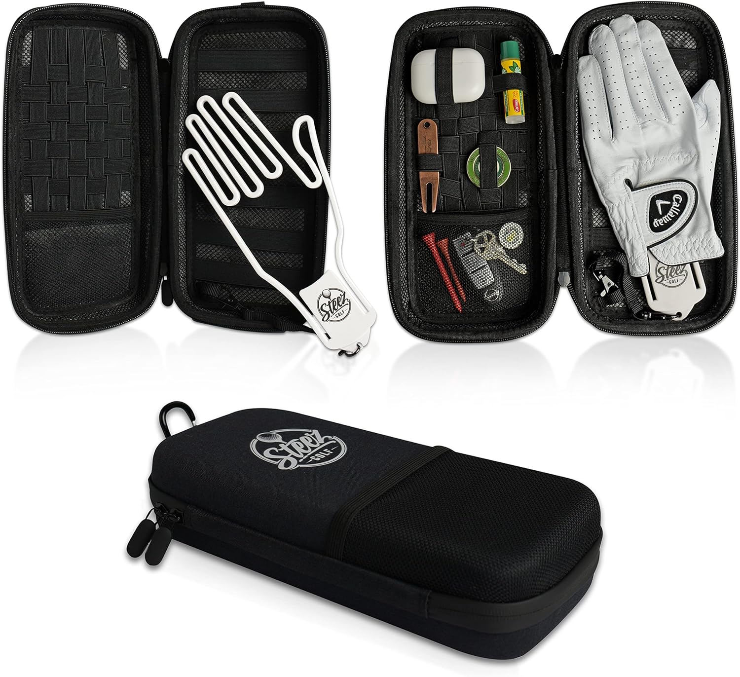 Steez Golf Accessory Case: Airtight Golf Bag Organizer