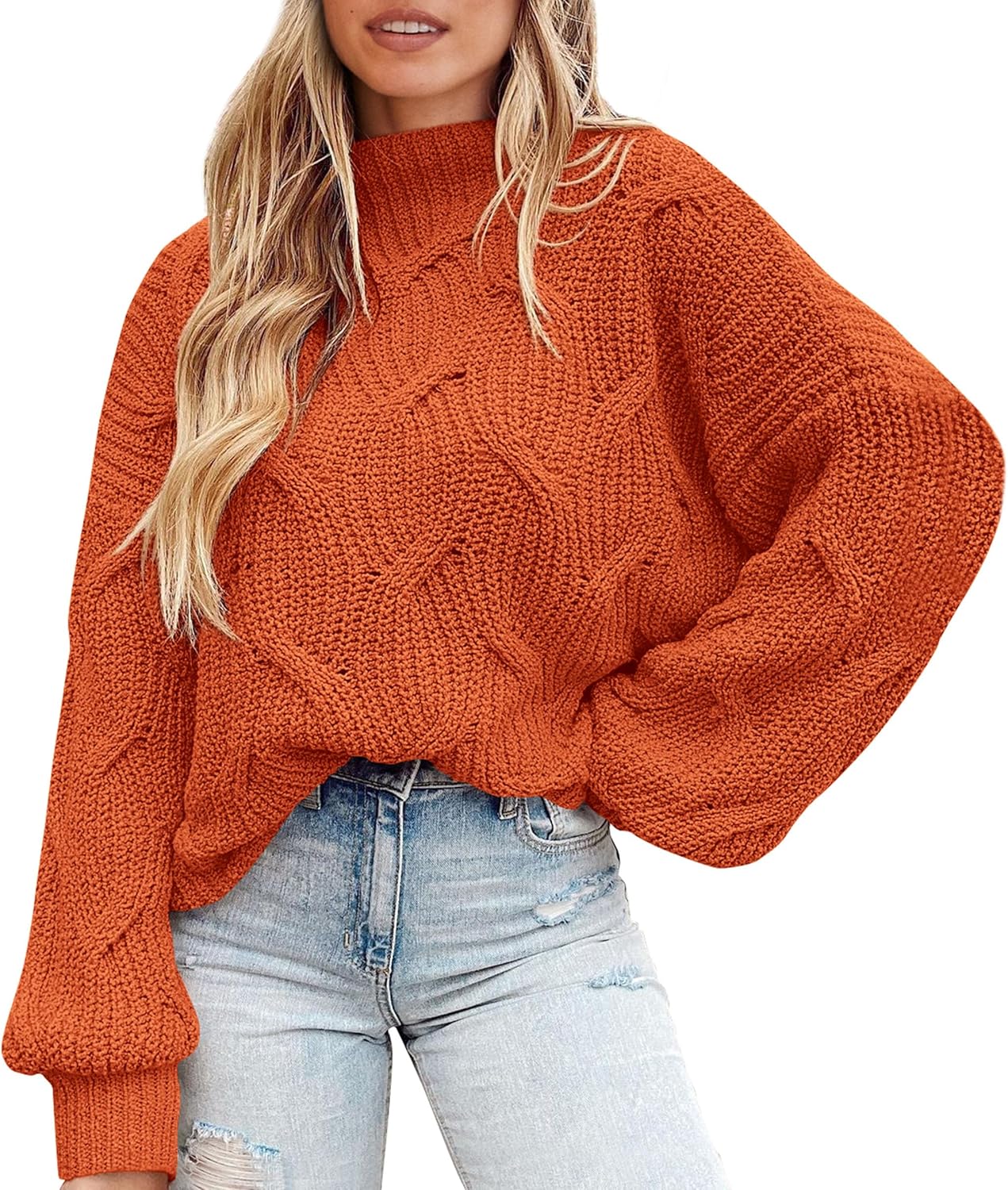 PRETTYGARDEN Women's Fall Oversized Pullover Sweater for Style