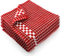 Fecido Classic Dark Kitchen Dish Towels - Heavy Duty 4-Pack