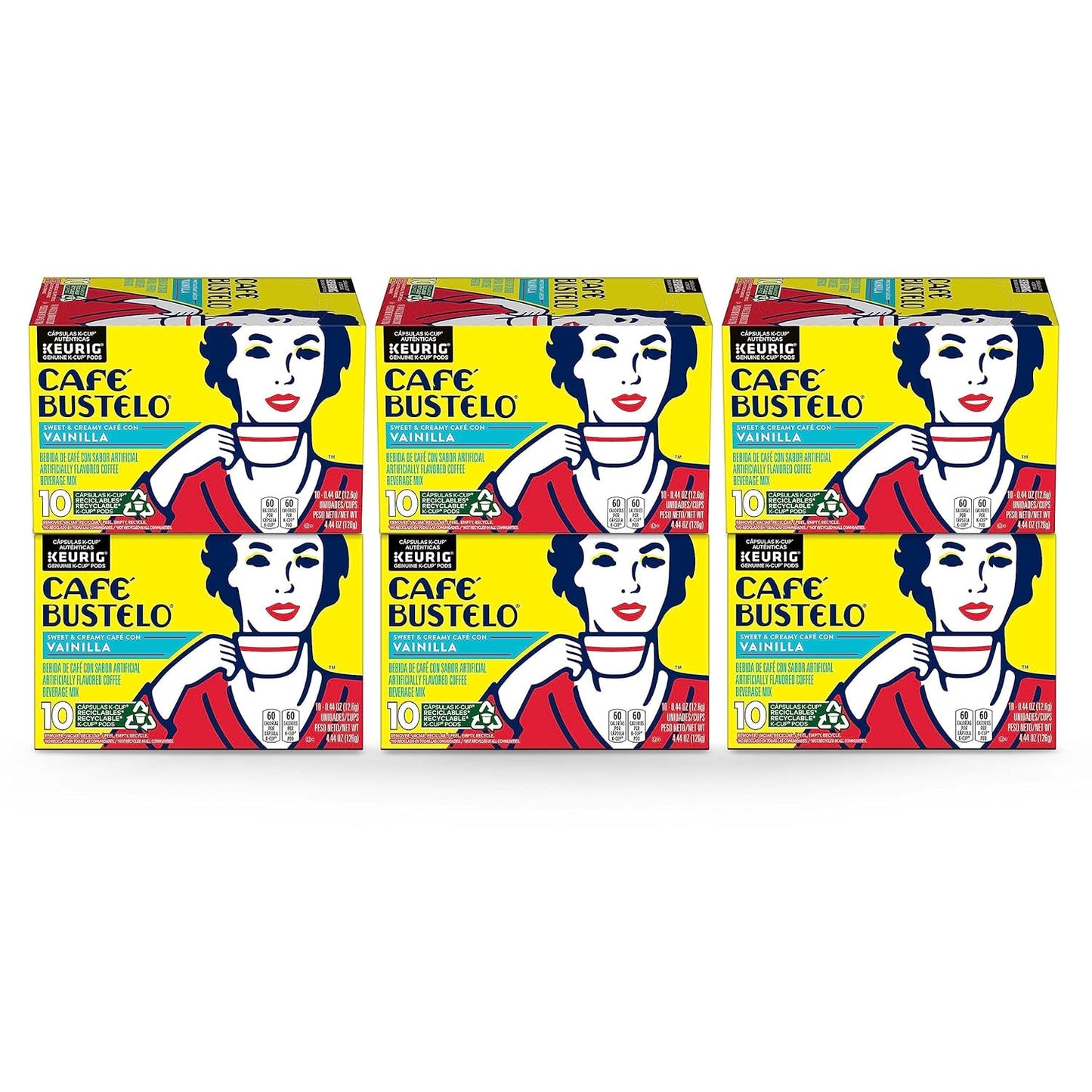 Cafe Bustelo Sweet & Creamy Cafe con Vainilla Coffee Pods
