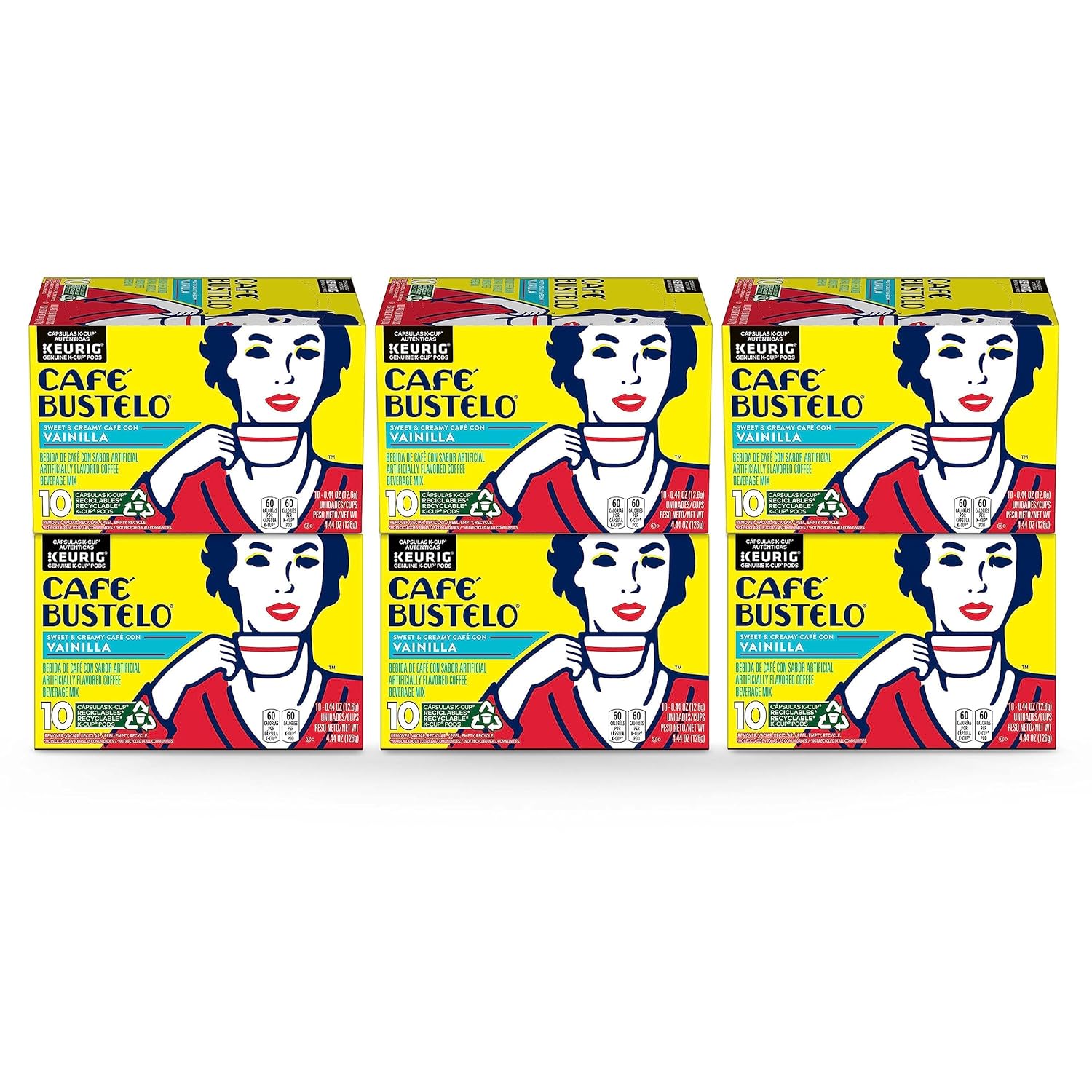 Cafe Bustelo Sweet & Creamy Cafe con Vainilla Coffee Pods