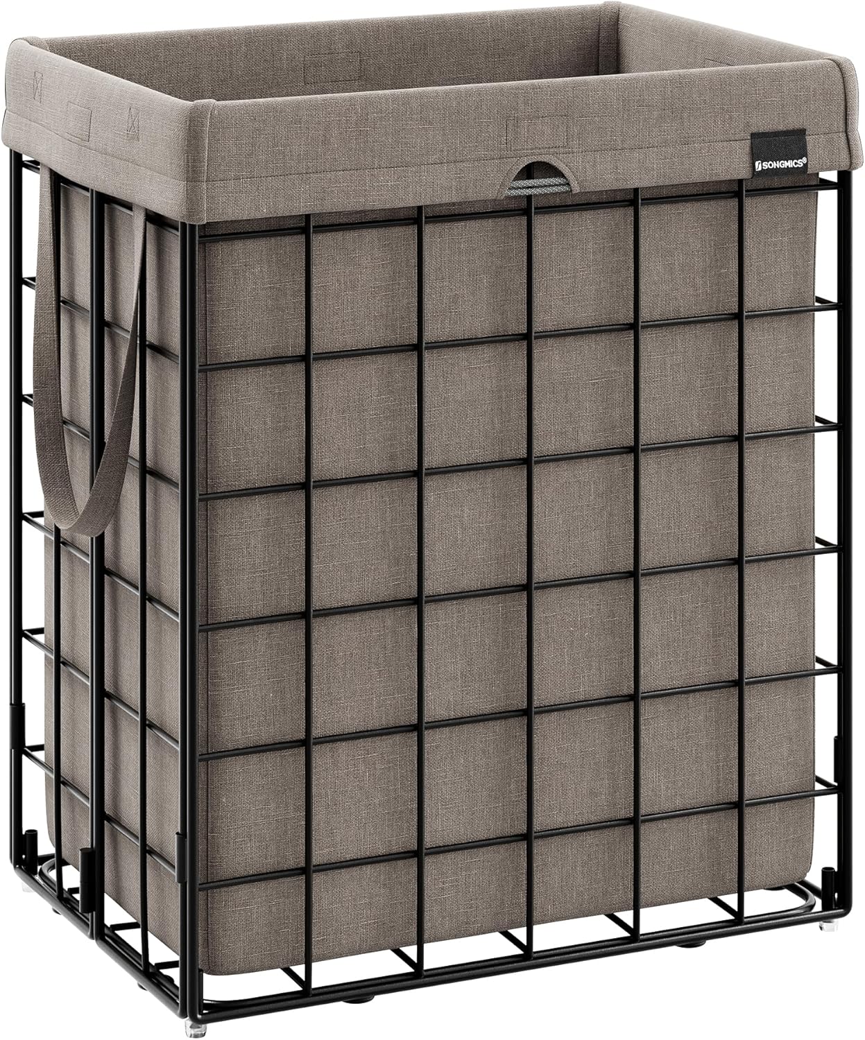 SONGMICS Laundry Hamper with Removable Liner and Metal Frame