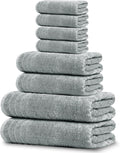 Tens Towels Pack of 8 Towels Set - Lightweight, Quick Drying