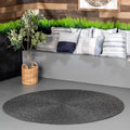 nuLOOM 5 ft Round Hand Braided Indoor/Outdoor Rug - Pet Friendly