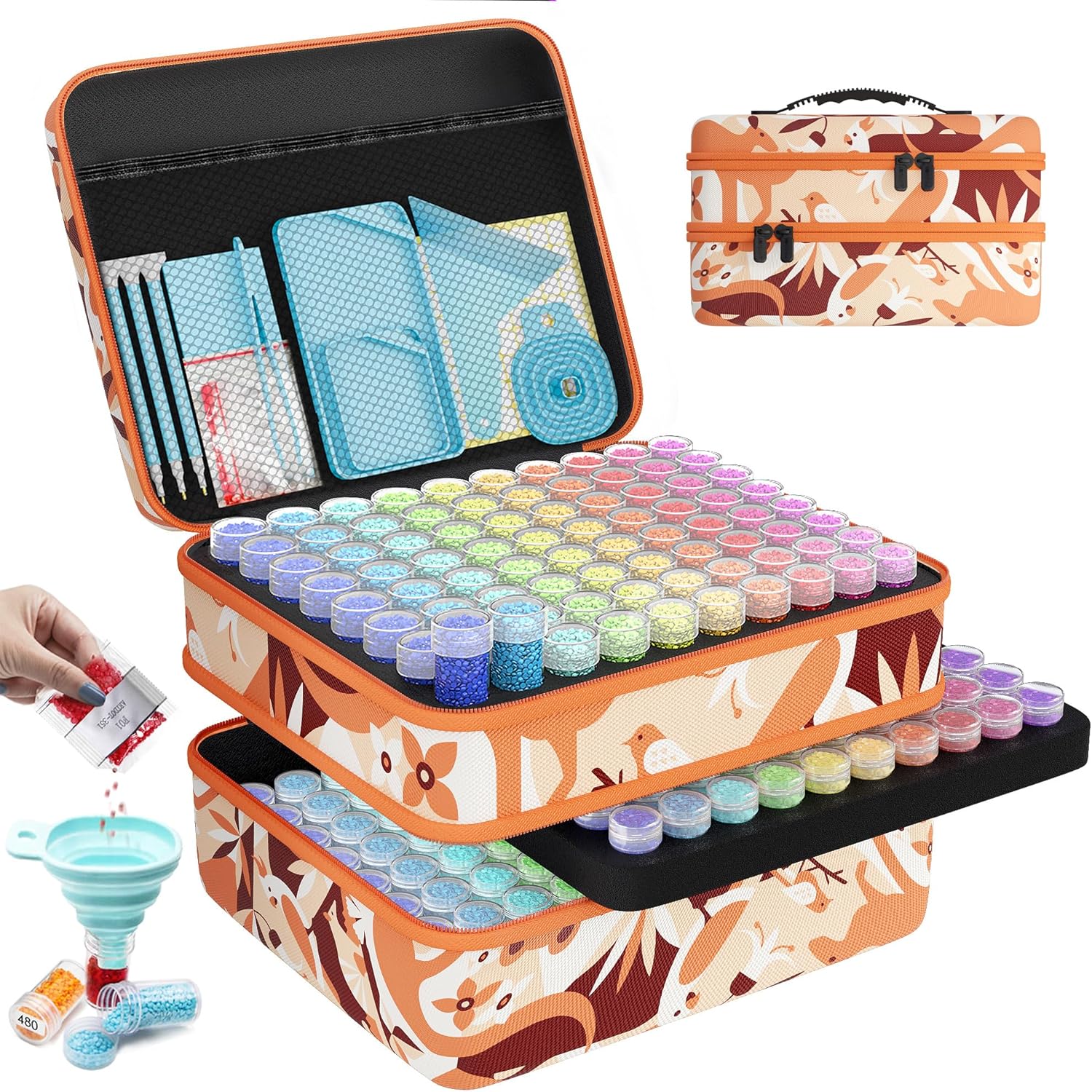 ARTDOT 240 Slots Storage Container for Diamond Art Kits