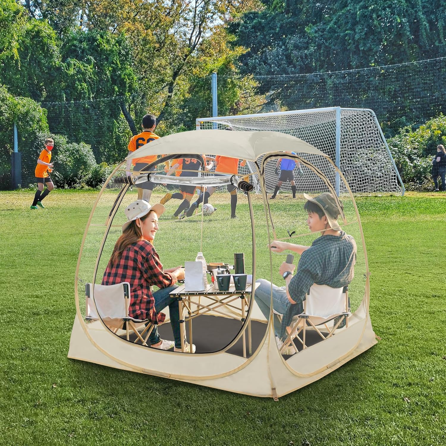 Instant All-Weather Sports Tent - Stay Dry Outdoors!