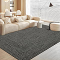 Washable Area Rugs 9x12 Rug Living Room Rug Modern Blue Geometric