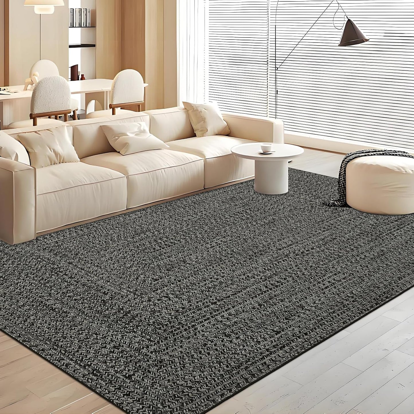 Washable Area Rugs 9x12 Soft Non Slip Geometric Design
