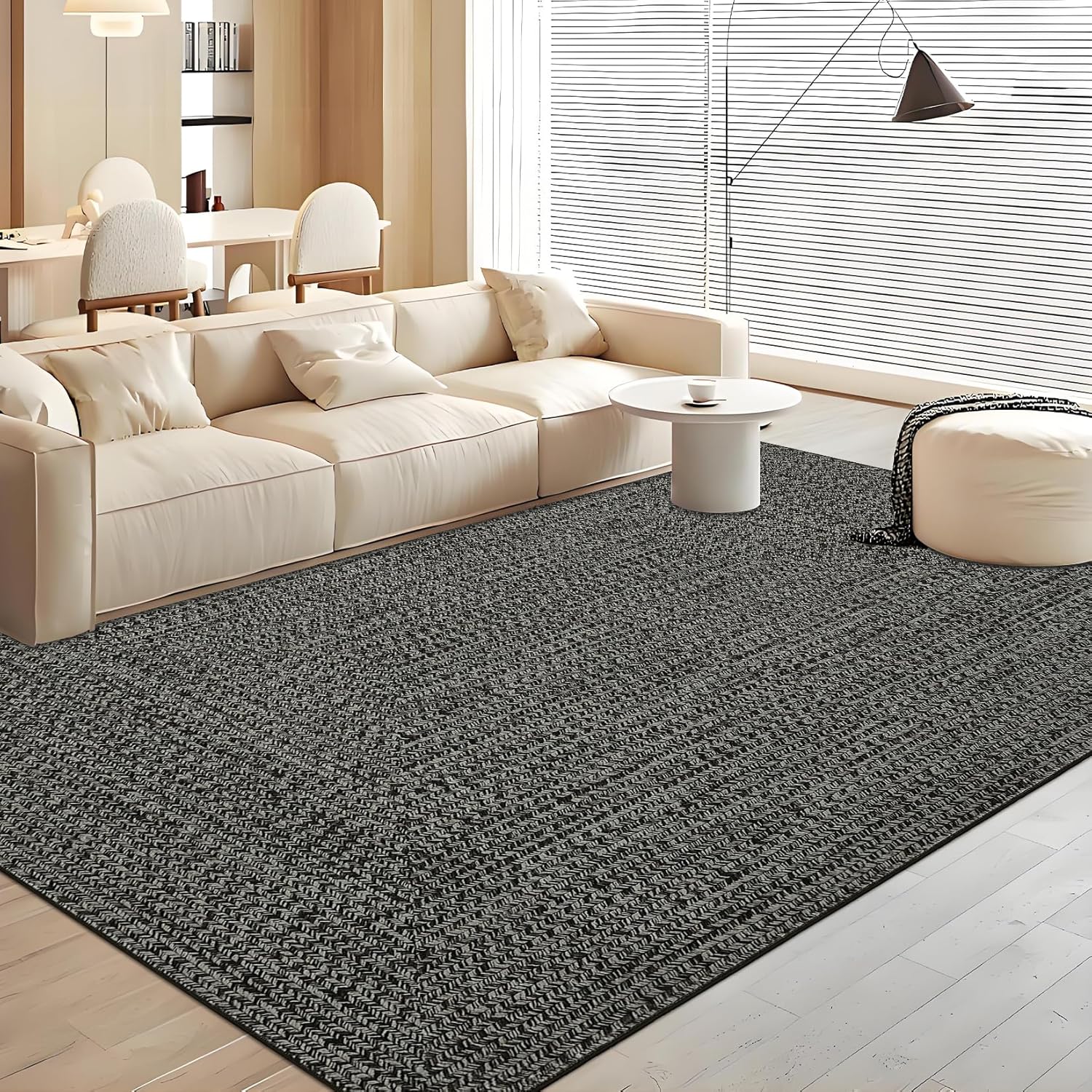 Washable Area Rugs 9x12 Soft Non Slip Geometric Design