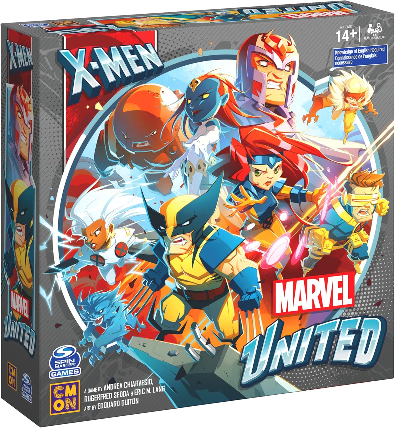 Marvel United: X-Men Strategy Board Game with Collectible Figurines