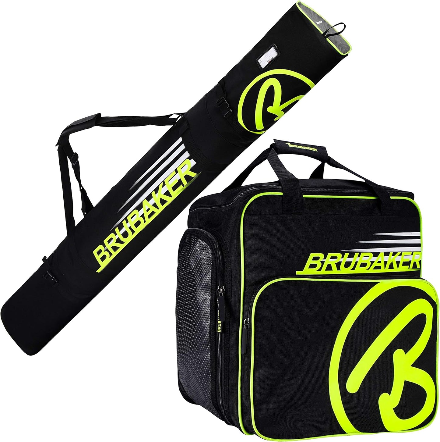 BRUBAKER Ski Carrying Set - All-in-One Solution