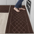 Soft Non-Slip Kitchen Rugs Sets of 2 for Absorbent Floors