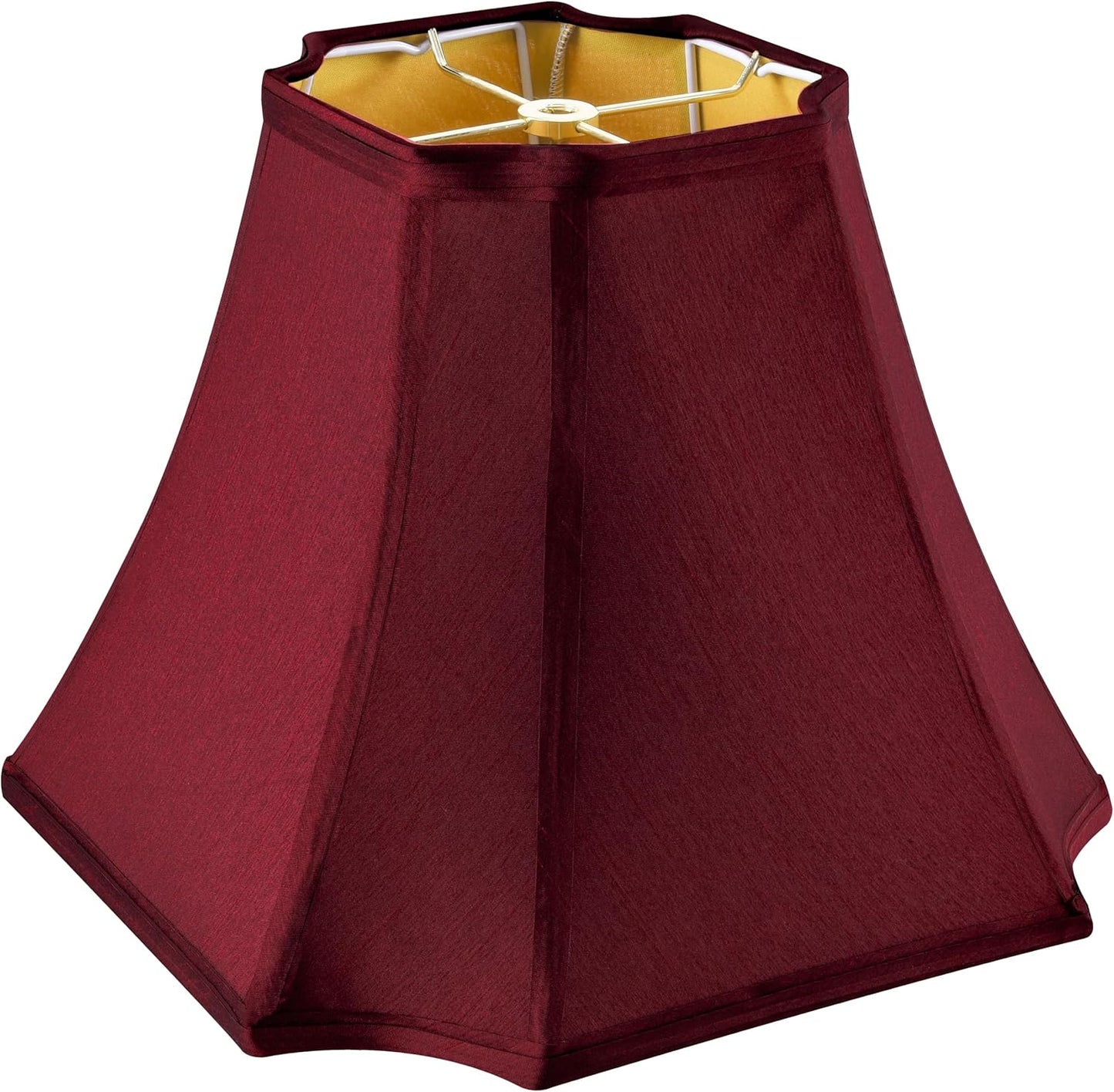 GO&SO Medium Burgundy Red Lampshade for Floor and Table Lamps