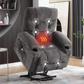 Power Lift Recliner Chair for Elderly with Vibration Massage - Lumbar