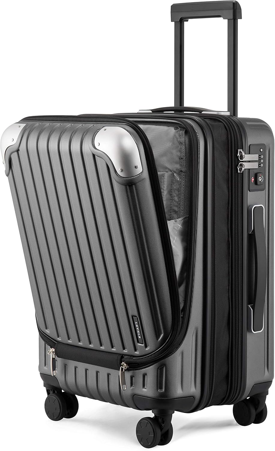 LEVEL8 Grace Carry on Luggage - 20 Inch Expandable Suitcase