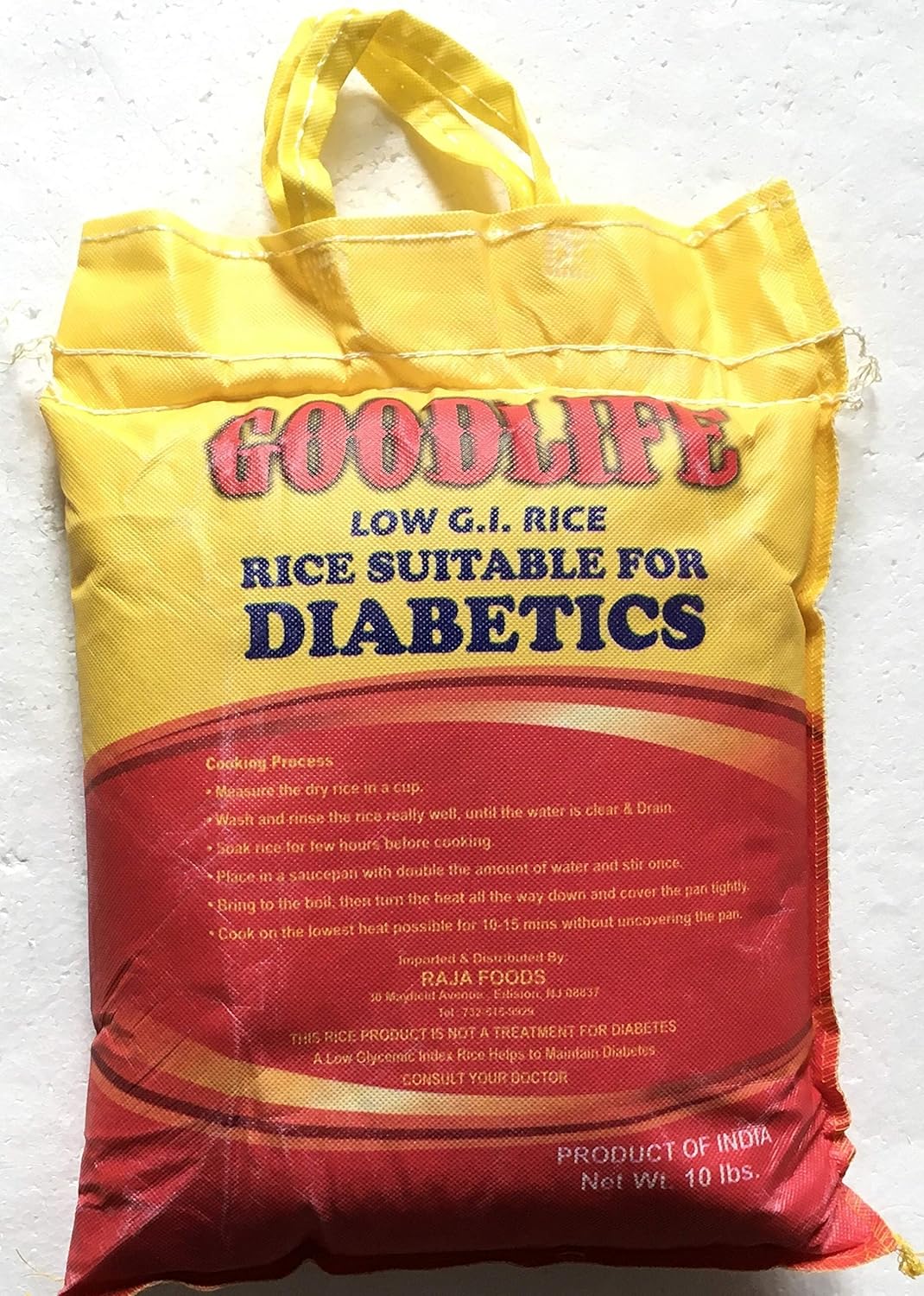 Good Life Low G. I. Rice for Diabetics - 10 Pound Bag Review