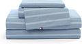 Tommy Hilfiger Queen Bed Sheets - Crisp Cotton Percale