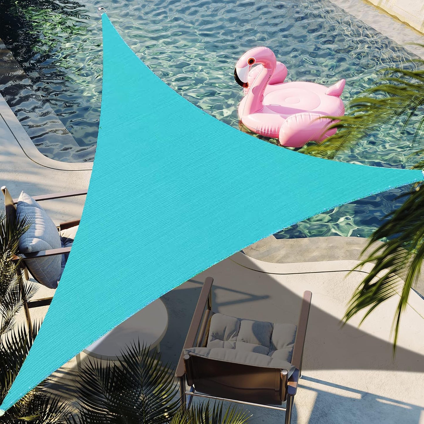 10ft x 13ft Right Triangle Sun Shade Sail for Outdoor Spaces