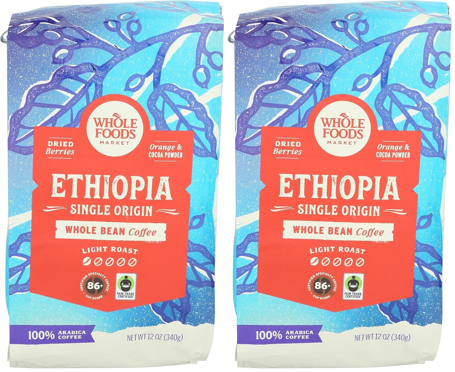Whole Bean Ethiopia Coffee - Organic and Fair Trade Delight