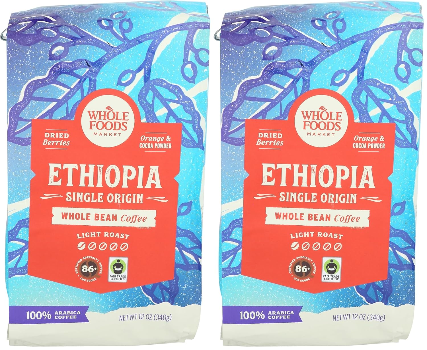 Whole Bean Ethiopia Coffee - Organic and Fair Trade Delight