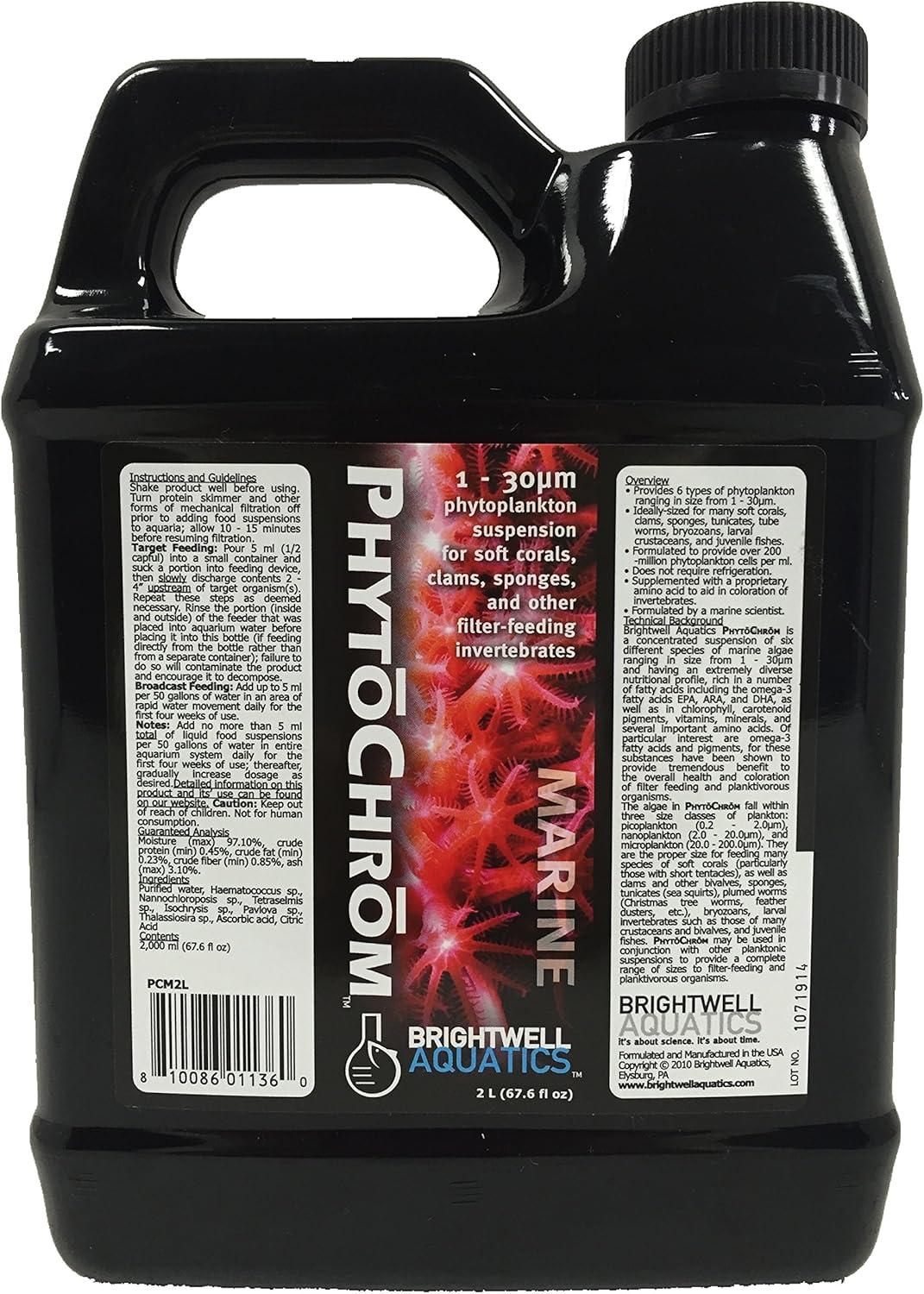 Brightwell Aquatics PhytoChrom - Phytoplankton for Corals