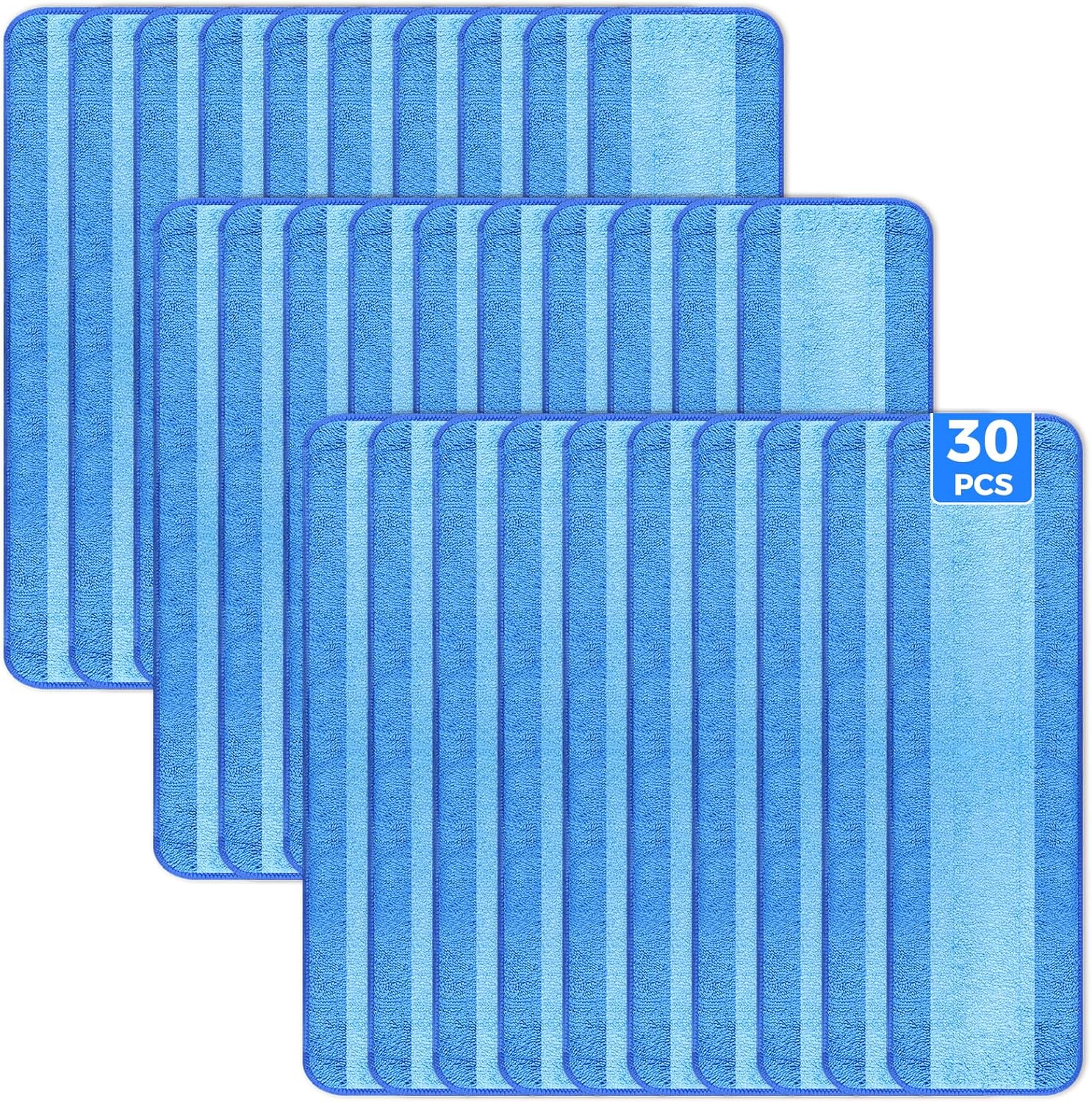 Microfiber Cleaning Pads Compatible with Bona Mop - 30PCS Set