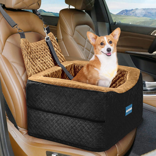 Aupures Dog Car Seat - Cozy Ride for Small Dogs