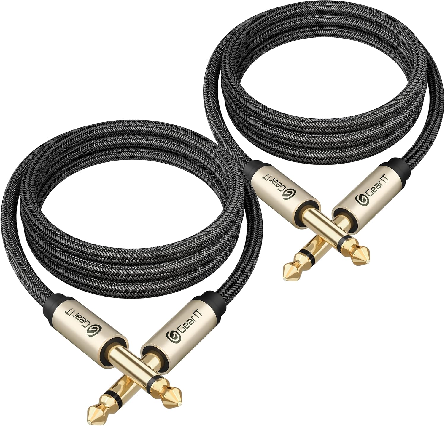 GEARit Guitar Cable 2-Pack: Crystal Clear Sound