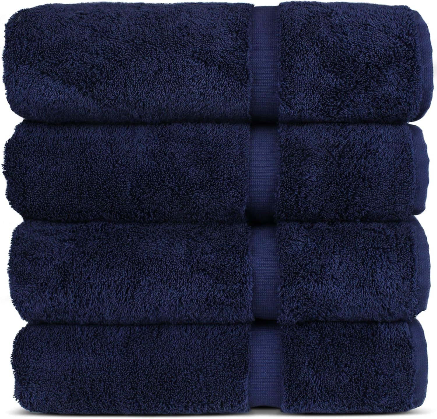Chakir Turkish Linens 100% Cotton Premium Bath Towels Set of 4