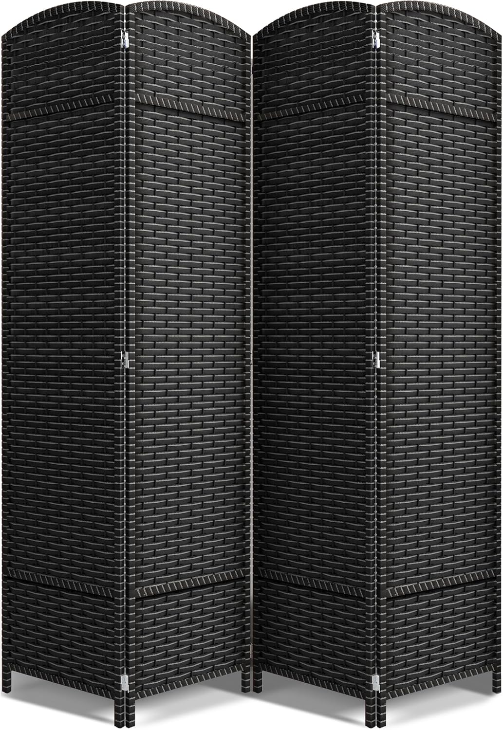 Sorbus 4 Panel Room Divider - Stylish Privacy Screen Solution