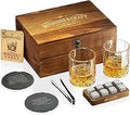 Mixology & Craft Whiskey Glasses Gift Set - Diamond Cut Pair