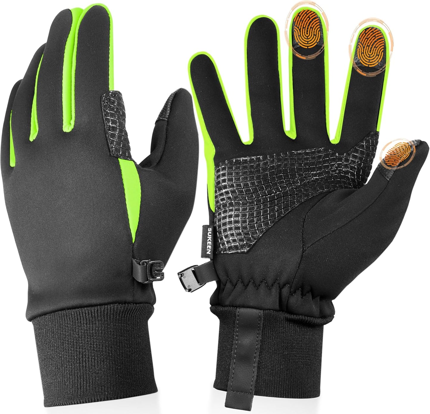 Sukeen Touchscreen Winter Gloves - Warm & Anti-Slip