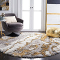 Modern Abstract Design Horizon Shag Area Rug by SAFAVIEH