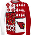 FOCO NFL Unisex-Adult Busy Block Ugly Sweater for Fans